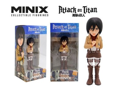 Фигурка Minix Attack on Titan Атака титанов Микаса Аккерман, 12 см 1-00441705_1