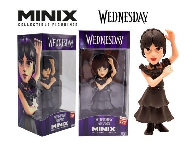 Фигурка Minix Wednesday Уэнсдей Уэнсдей Аддамс в платье, 12 см 1-00441724_1