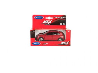 Машинка Welly Volkswagen Golf 8 GTI с пружинным механизмом, 1:38 1-00444256_6