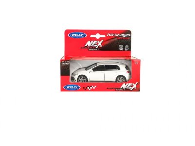 Машинка Welly Volkswagen Golf 8 GTI с пружинным механизмом, 1:38 1-00444256_12