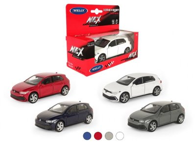 Машинка Welly Volkswagen Golf 8 GTI с пружинным механизмом, 1:38 1-00444256_1