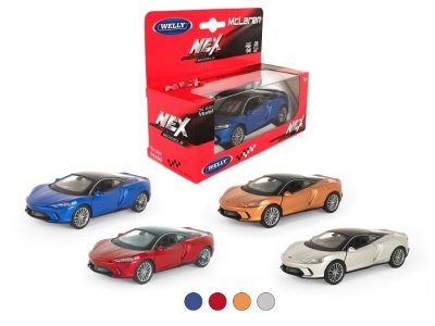 Машинка Welly McLaren GT с пружинным механизмом, 1:38 1-00444258_1