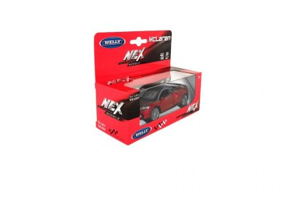 Машинка Welly McLaren GT с пружинным механизмом, 1:38 1-00444258_5