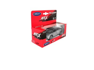 Машинка Welly McLaren GT с пружинным механизмом, 1:38 1-00444258_9