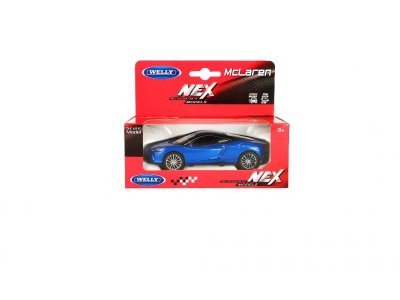 Машинка Welly McLaren GT с пружинным механизмом, 1:38 1-00444258_12