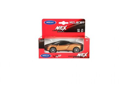 Машинка Welly McLaren GT с пружинным механизмом, 1:38 1-00444258_16