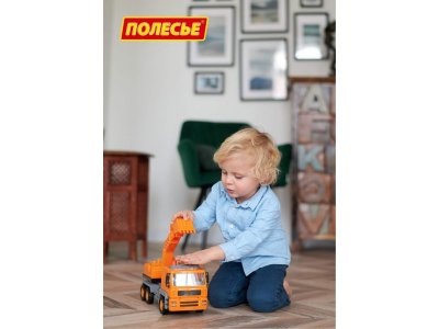 Игрушка Полесье Алмаз Автомобиль-экскаватор, инерционный 1-00443285_8