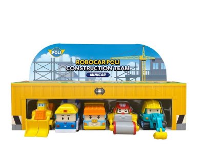 Набор игровой Robocar Poli из 5 машинок мини 1-00444626_1