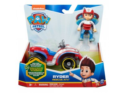 Набор игровой Paw Patrol Щенячий патруль Машинка с фигуркой Райдер 15 см 1-00445639_2