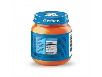 Пюре Gerber Морковь для первого прикорма  с 4 мес., 125 г 1-00446042_4