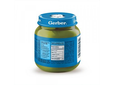 Пюре Gerber Кабачок Брокколи для первого прикорма с 5 мес., 125 г 1-00446043_15