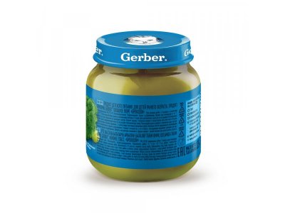 Пюре Gerber Брокколи для первого прикорма с 4 мес., 125 г 1-00446044_4