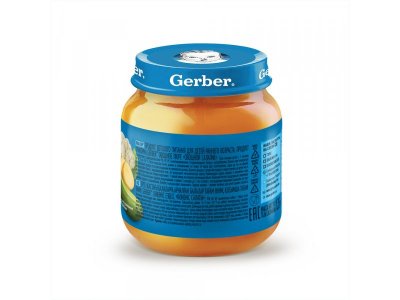 Пюре Gerber Овощной Салат для первого прикорма с 5 мес., 125г 1-00446045_14