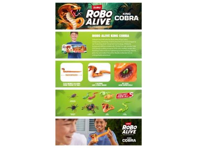 Игрушка Zuru Robo Alive интерактивная Кобра S1 1-00446193_8