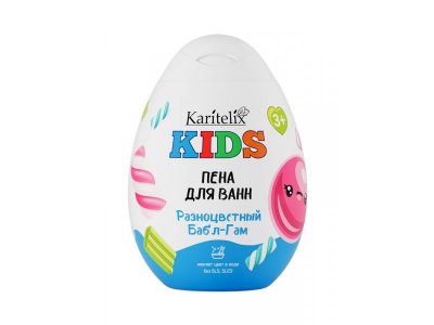 Пена для ванн Karitelix Kids Разноцветный бабл-гам 370 мл 1-00446499_1