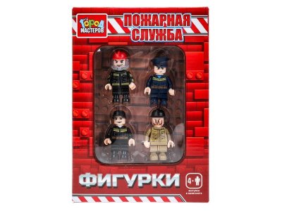 Набор игровой Город мастеров из 4 фигурок Пожарные 1-00446639_1