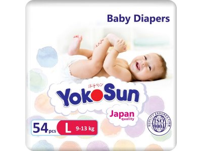 Подгузники детские YokoSun L (9-13 кг) 54 шт. 1-00252892_8