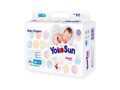 Подгузники YokoSun NB 2-5 кг, 34 шт. 1-00446648_3