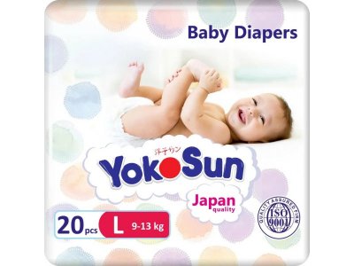 Подгузники YokoSun L 9-13 кг, 20 шт. 1-00446651_2