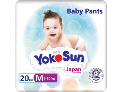 Подгузники-трусики YokoSun, M 6-10 кг, 20 шт. 1-00446652_2