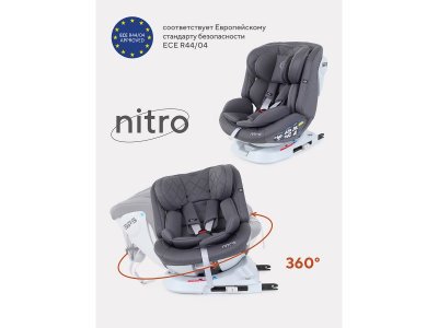 Автокресло Rant Nitro Isofix Black 0-36 кг, группа 0+/1/2/3 1-00446337_1