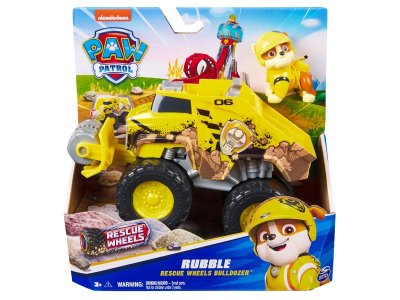 Набор игровой Paw Patrol Щенячий патруль Rescue Wheels иашинка с фигуркой Крепыш 1-00447109_1