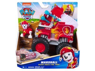 Набор игровой Paw Patrol Щенячий патруль Rescue Wheels машинка с фигуркой Маршалл с акс. 1-00447110_1