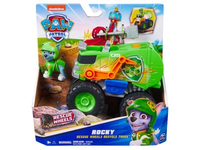 Набор игровой Paw Patrol Щенячий патруль Rescue Wheels машинка с фигуркой Рокки с акс. 1-00447111_1