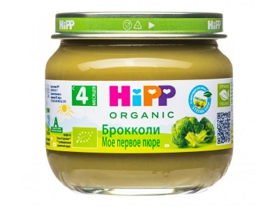 Пюре Hipp Брокколи Моё первое пюре 80 г 1-00034491_1