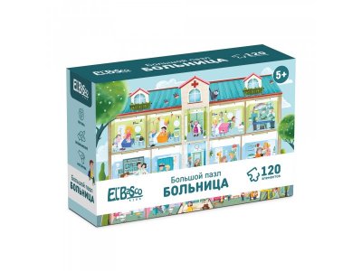 Пазл El’BascoKids Больница 120 эл. 1-00448135_2