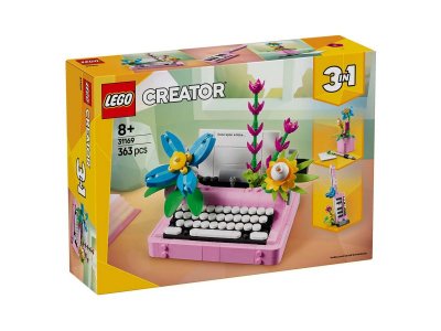 Конструктор LEGO Creator 3-in-1 Печатная машинка с Цветами 31169 1-00448160_3