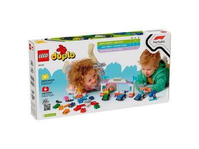 Конструктор LEGO Duplo Гоночные автомобили и водители команды F1 10445 1-00448168_3