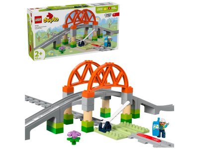 Конструктор LEGO Duplo Железнодорожный Мост и Рельсы 10426 1-00448171_1