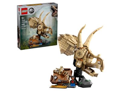 Конструктор LEGO Jurassic World Окаменелости динозавров: череп Трицератопса 76969 1-00448177_1