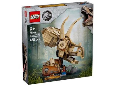 Конструктор LEGO Jurassic World Окаменелости динозавров: череп Трицератопса 76969 1-00448177_8