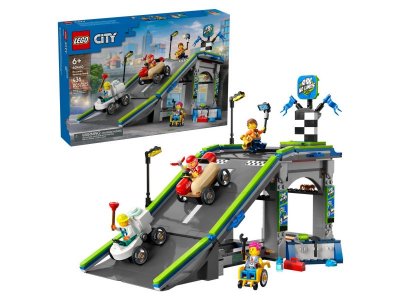 Конструктор LEGO City Без ограничений: Рампа для гоночных машин 60460 1-00448182_1