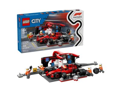 Конструктор LEGO City Пит-стоп и команда F1 с машиной Ferrari 60443 1-00448187_1