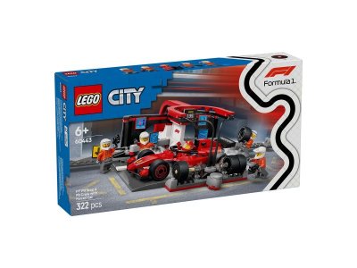 Конструктор LEGO City Пит-стоп и команда F1 с машиной Ferrari 60443 1-00448187_6