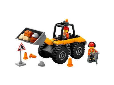 Конструктор LEGO City Жёлтый колёсный Строительный Бульзодер 60450 1-00448190_6