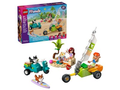 Конструктор LEGO Friends Сёрфинг с собаками и приключения на мопедах 42641 1-00448192_1