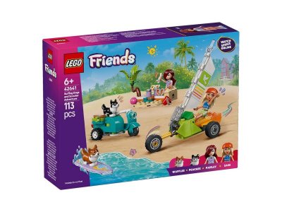 Конструктор LEGO Friends Сёрфинг с собаками и приключения на мопедах 42641 1-00448192_2