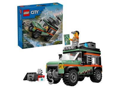 Конструктор LEGO City Джип-внедорожник 4х4 для горной экспедиции 60447 1-00448197_1