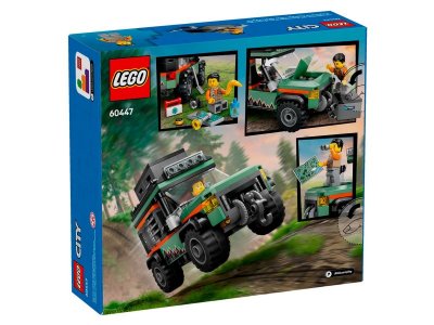 Конструктор LEGO City Джип-внедорожник 4х4 для горной экспедиции 60447 1-00448197_2