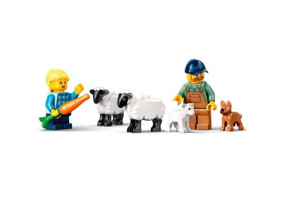 Конструктор LEGO City Красный фермерский трактор с прицепом и овцами 60461 1-00448200_4