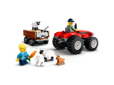 Конструктор LEGO City Красный фермерский трактор с прицепом и овцами 60461 1-00448200_5