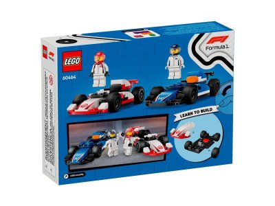 Конструктор LEGO City Машины F1 Williams Racing и Haas 60464 1-00448201_8