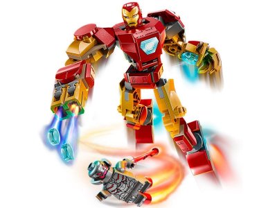 Конструктор LEGO Marvel Робот Железного Человека против Альтрона 76307 1-00448207_5