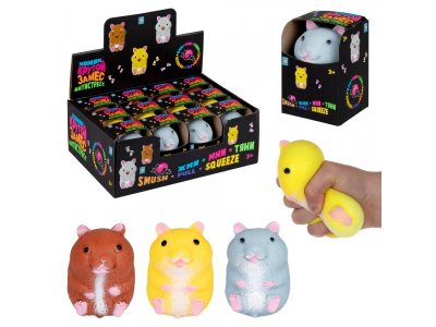 Игрушка-антистресс 1Toy Крутой замес Хомяк 3 цвета 7,5*5,5 см 1-00448214_1