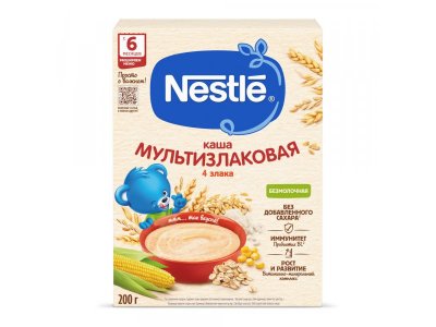 Каша Nestle, безмолочная мультизлаковая 200 г 1-00027215_1