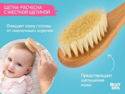 Набор расчесок Roxy-Kids 3 в 1 две расчески + гребень 1-00448344_5